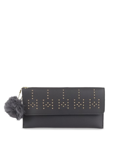 

LONDON FASHION hob Charcoal Embellished Clutch
