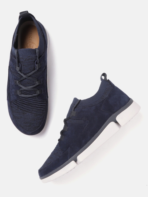 

Clarks Men Navy Blue Sneakers