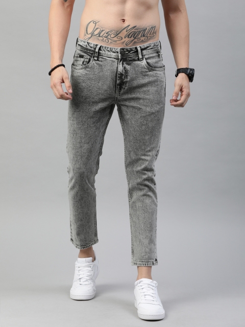 

Roadster Men Grey Skinny Fit Mid-Rise Clean Look Stretchable Jeans