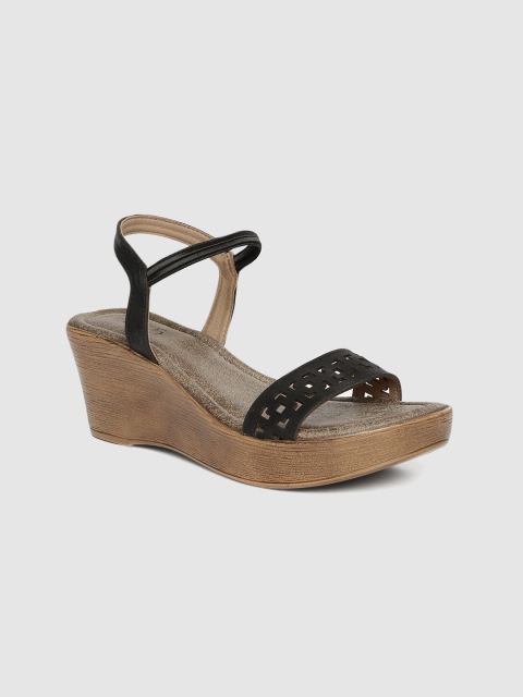 

Inc 5 Women Black Solid Sandals