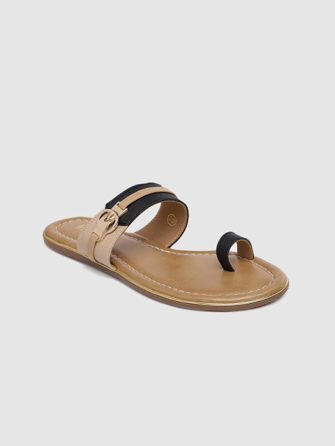 

Inc 5 Women Black Solid One Toe Flats
