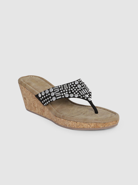 

Inc 5 Women Black Embellished Wedges