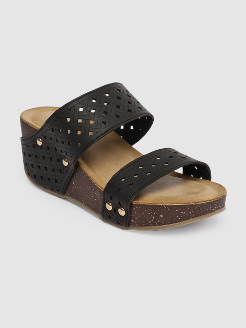 

Inc 5 Women Black Solid Wedges