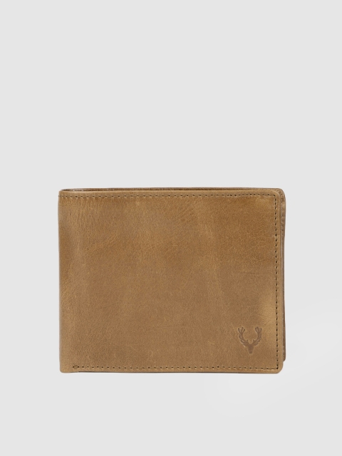 

Allen Solly Men Brown Solid Leather Two Fold Wallet