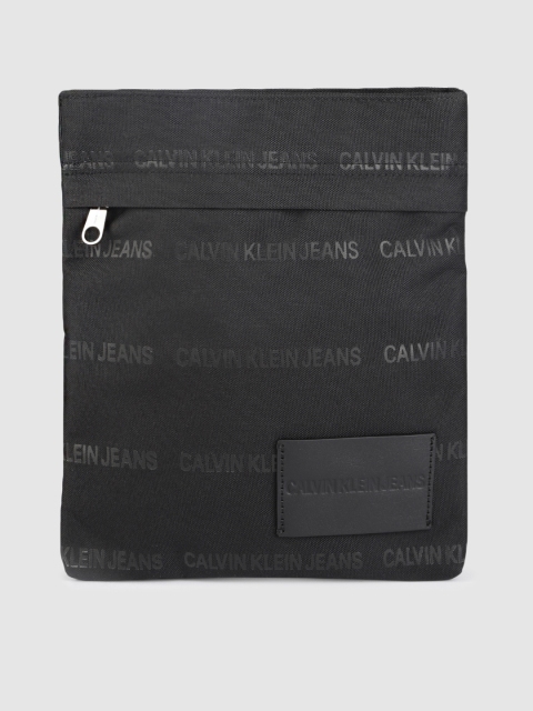 

Calvin Klein Men Black Printed Messenger Bag