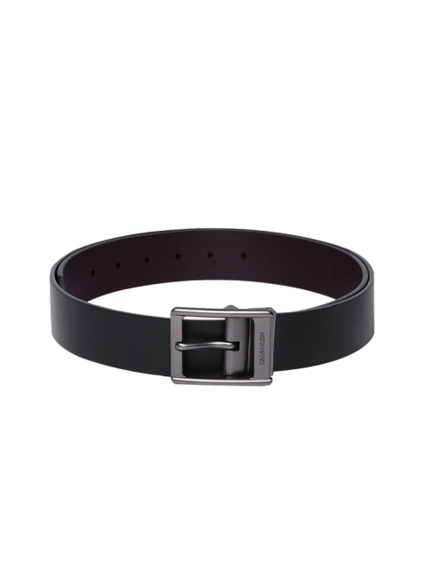 

Calvin Klein Men Black & Brown Reversible Leather Belt