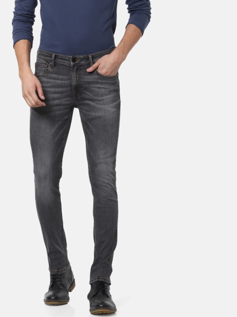 

Jack & Jones Men Black Ben Skinny Fit Low-Rise Clean Look Jeans