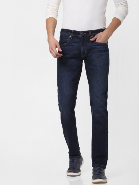 

Jack & Jones Men Blue Glenn Slim Fit Low-Rise Clean Look Stretchable Jeans