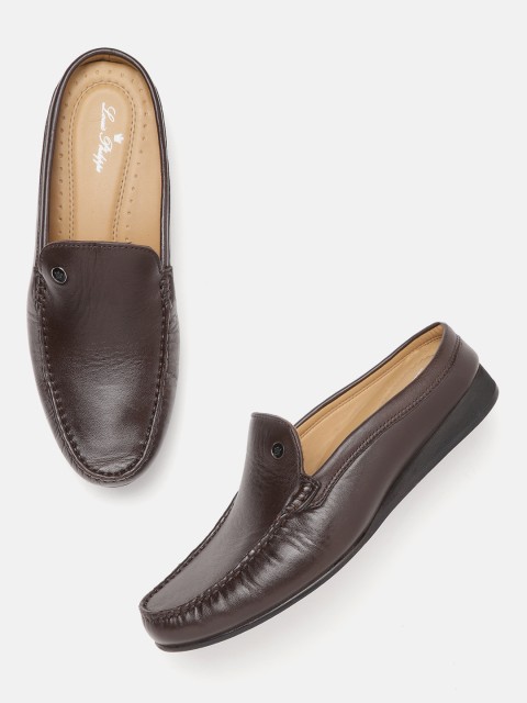 

Louis Philippe Men Coffee Brown Leather Loafers