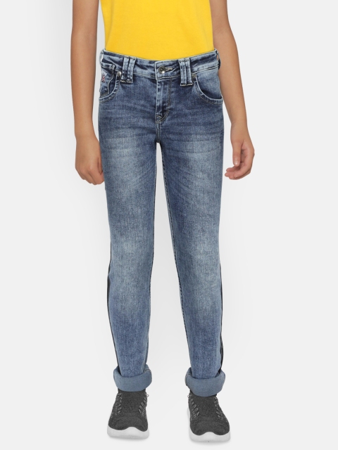 

Pepe Jeans Boys Blue Slim Fit Mid-Rise SHADOW CA Clean Look Jeans