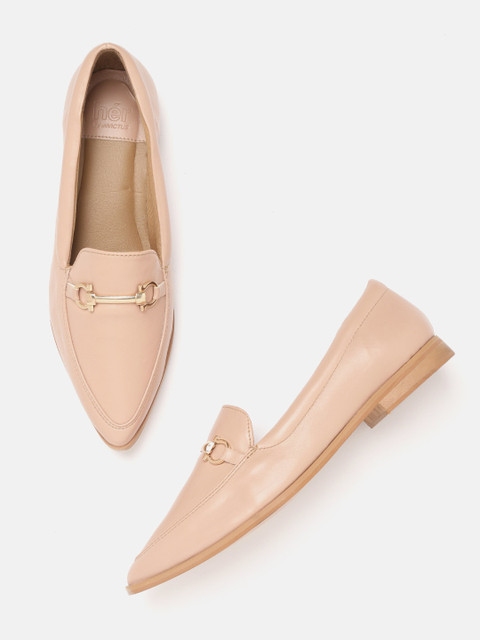 

her by invictus Women Peach-Coloured Cushioned Loafers