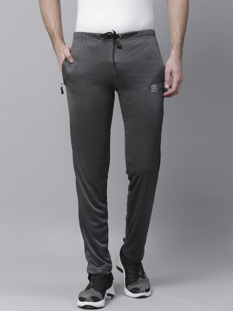 

Sports52 wear Men Charcoal Grey Striped Track Pants