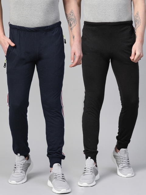 

Sports52 wear Men Pack Of 2 Joggers, Navy blue