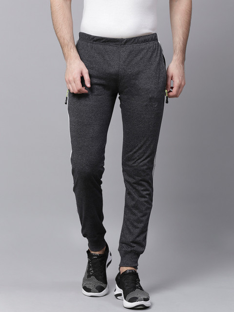 

Sports52 wear Men Charcoal Grey Solid Joggers
