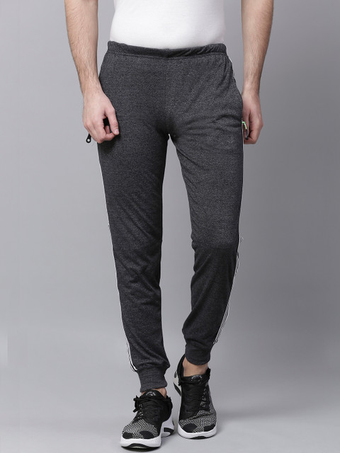 

Sports52 wear Men Charcoal Grey Solid Joggers
