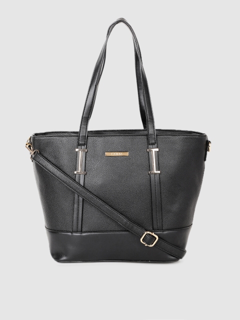 

CERIZ Charcoal Grey Solid Shoulder Bag