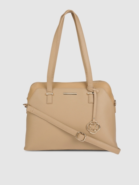 

CERIZ Beige Solid Shoulder Bag