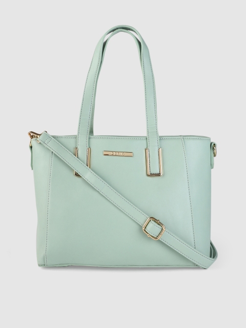 

CERIZ Mint Green Structured Handheld Bag