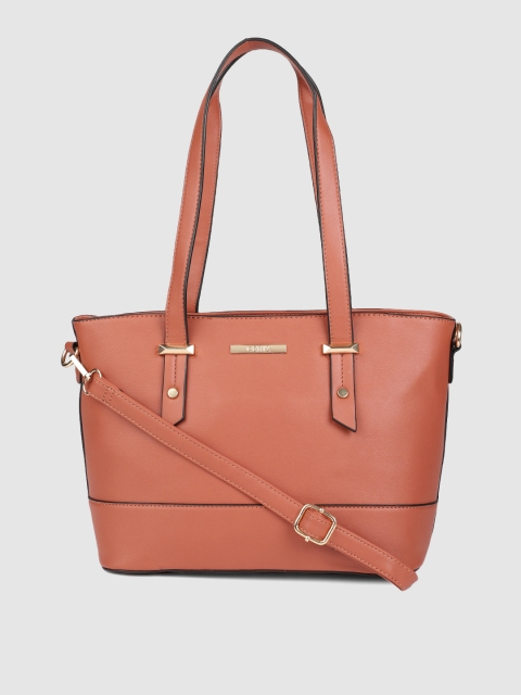 

CERIZ Rust Pink Solid Shoulder Bag