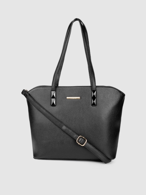 

CERIZ Black Solid Shoulder Bag