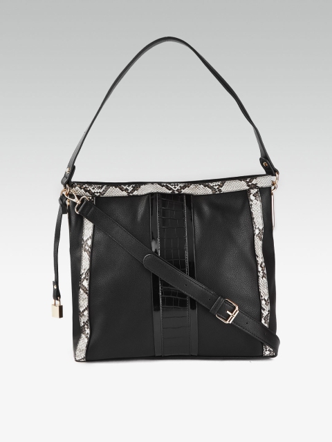 

DOROTHY PERKINS Black Solid Shoulder Bag