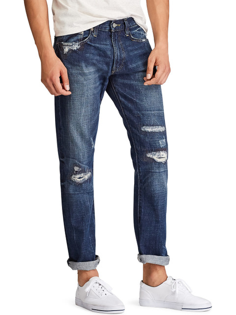 

Polo Ralph Lauren Men Varick Slim Straight Jeans, Navy blue