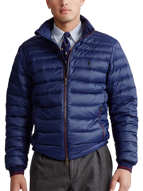 

Polo Ralph Lauren Men Navy Down Jacket, Navy blue