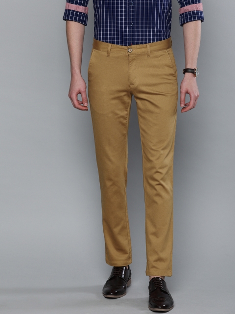 

Louis Philippe Sport Men Khaki Slim Fit Self Design Chinos