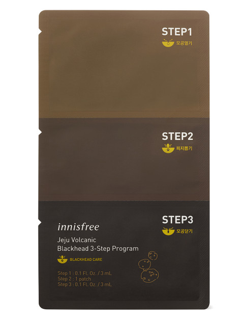 

Innisfree Jeju Volcanic Blackhead 3 Step Sheet, Brown