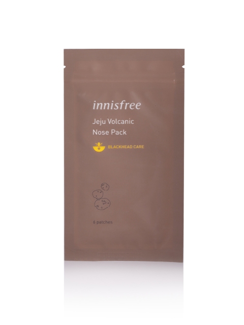 

Innisfree Jeju Volcanic Blackhead Care Nose Pack - 6 Sheets, Brown