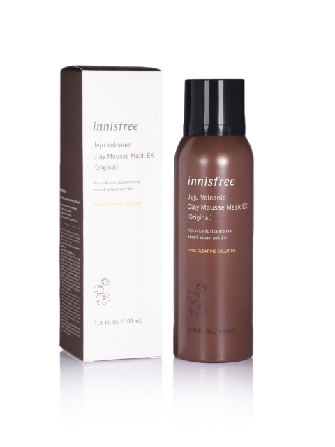 

Innisfree Unisex Jeju Volcanic Clay Mousse Mask 100 ml, Brown