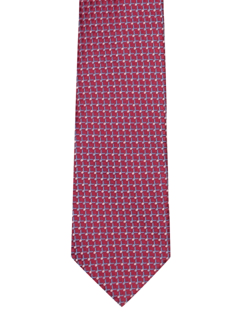 

Park Avenue Maroon & Blue Woven Design Broad Tie