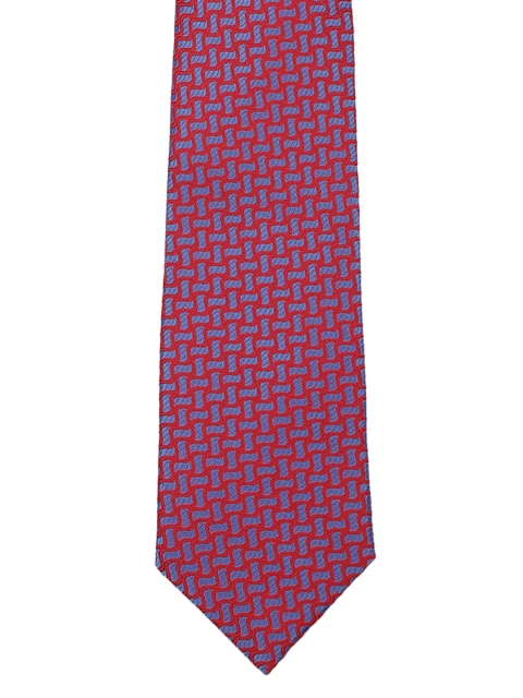 

Park Avenue Men Red & Blue Woven Design Broad Tie