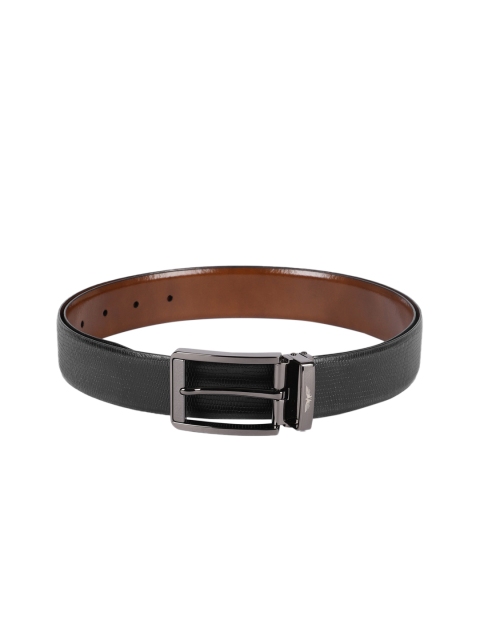 

Park Avenue Men Black Textured Leather Belt