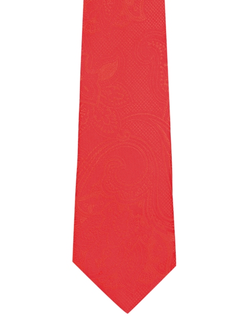 

Park Avenue Men Red Woven Design Broad Tie