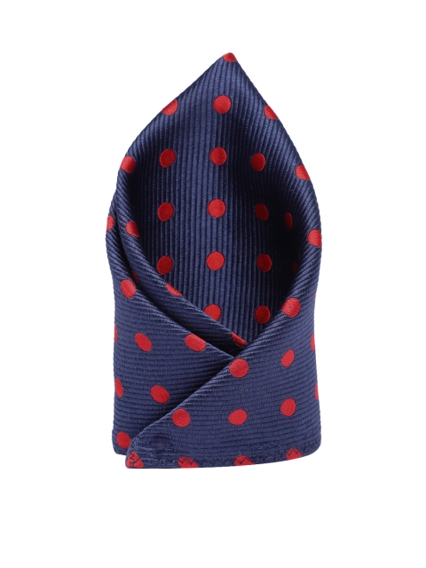 

Park Avenue Men Blue & Red Woven Design Pocket Square