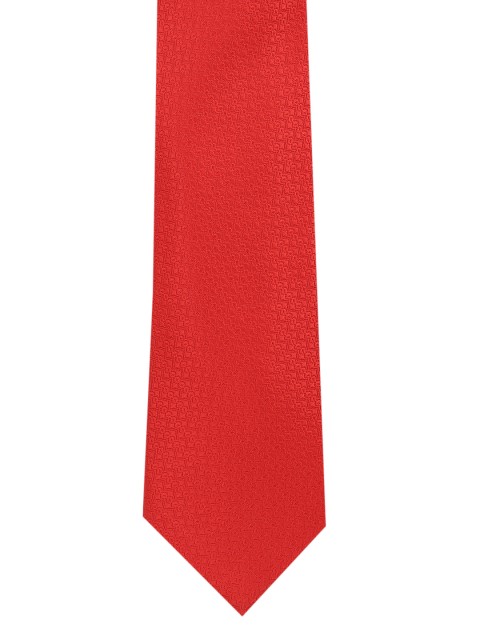 

Park Avenue Red Woven Design Broad Tie