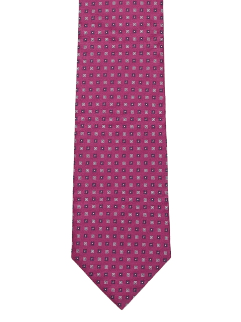 

Park Avenue Men Maroon & Navy Blue Woven Design Broad Tie