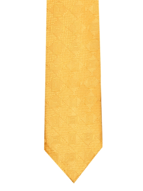 

Raymond Men Yellow Woven Design Broad Tie