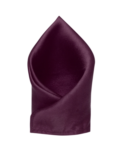 

Park Avenue Men Maroon Solid Pocket Square