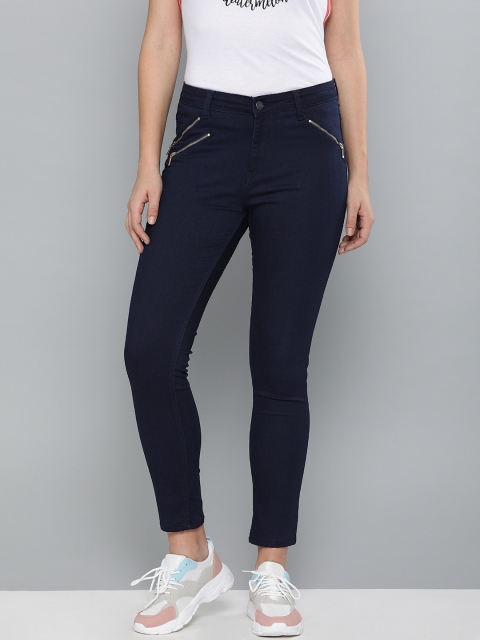

Mast & Harbour Women Blue Skinny Fit Stretchable Denim Jeggings