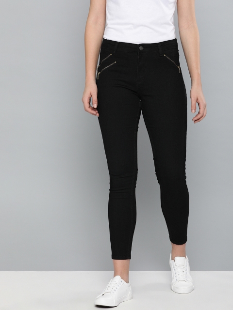 

Mast & Harbour Women Black Skinny Fit Stretchable Denim Jeggings