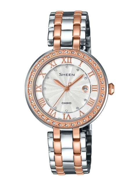 

Casio Sheen Women White Analogue watch SX156 SHE-4034BSG-7AUDR