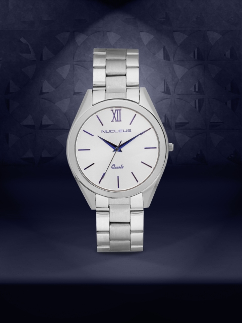 

Nucleus Unisex Silver-Toned & Silver-Toned Analogue Watch NMKSSSWi