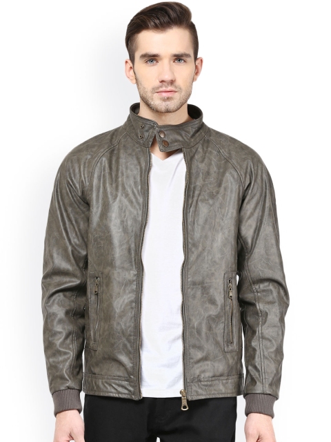 Monteil & Munero Olive Green Jacket available at myntra for Rs.1919