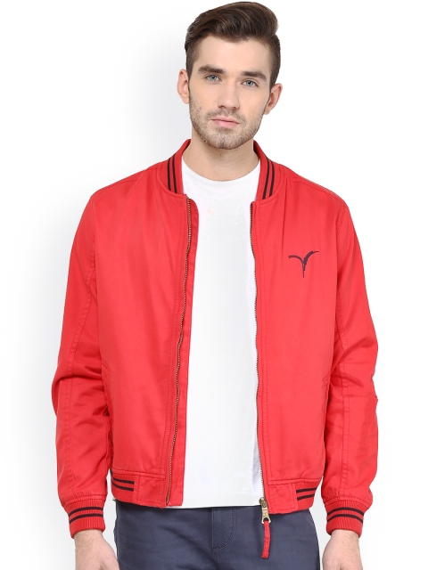 Monteil & Munero Red Jacket available at myntra for Rs.1749
