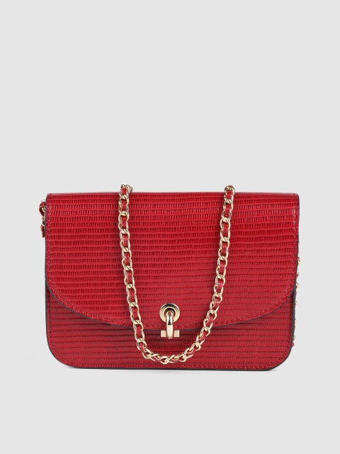 

Accessorize Red Textured Sling Bag
