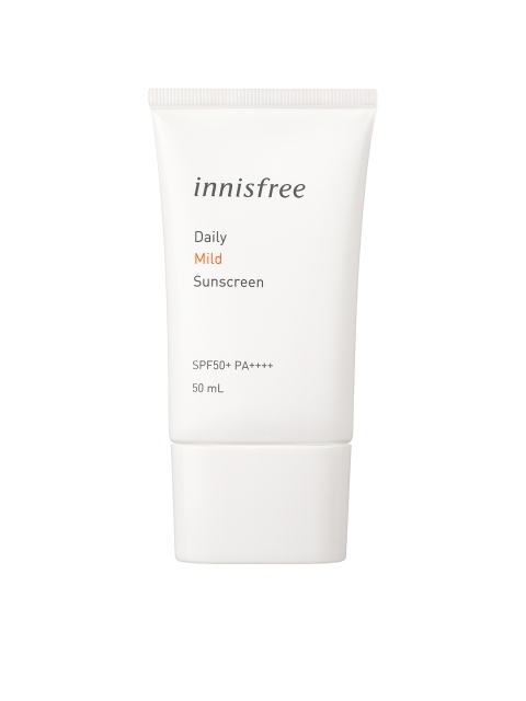 

Innisfree Unisex SPF 50 Daily Mild Sunscreen 50ml, White