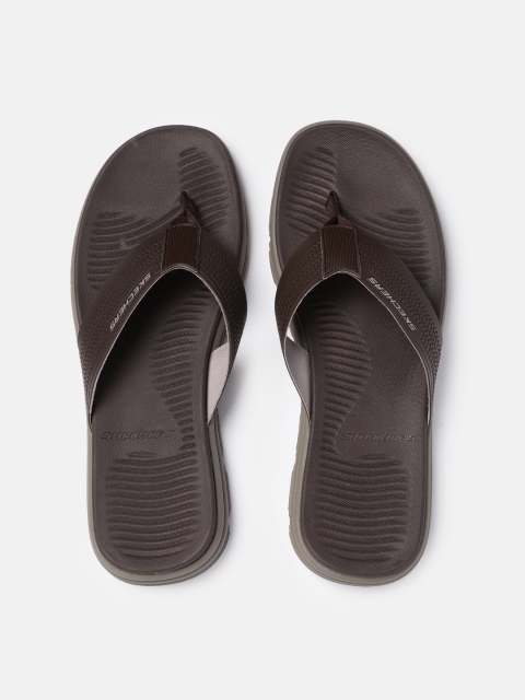 

Skechers Men Brown Solid Thong WIND SWELL-BUTTERLAKE Flip-Flops