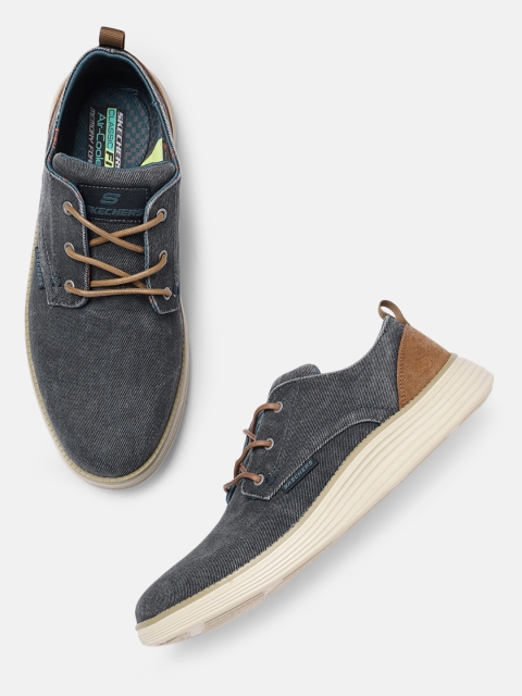 

Skechers Men Blue Solid STATUS 2.0- PEXTON Sneakers